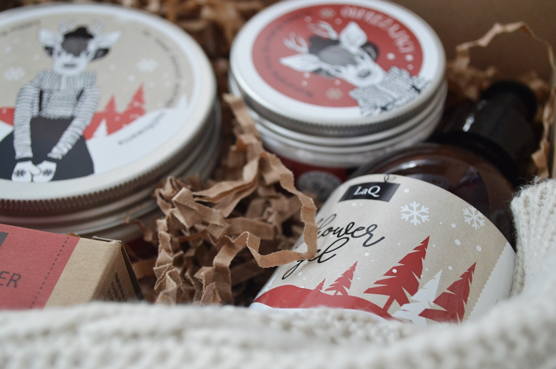 laq zestaw kosmetyków naturalnych na prezent